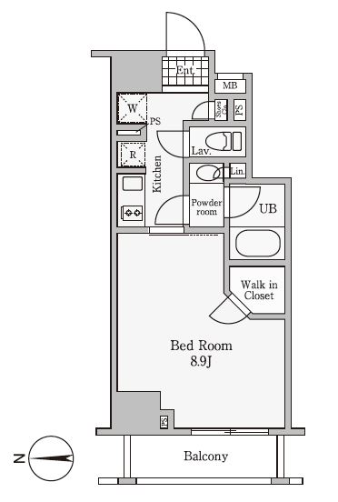 Modern Studio Condo Near Station in Sotokanda 1