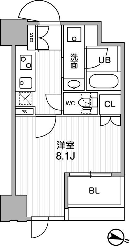 Modern Studio Condo Near Station in Higashikanda 1