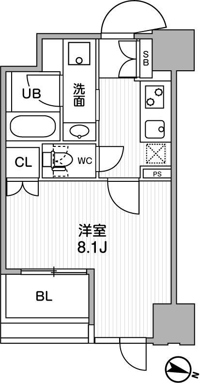 Modern Studio Condo Near Station in Higashikanda 1