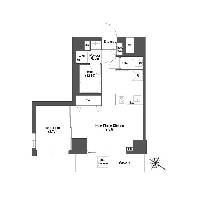 ディームス目黒行人坂 9
