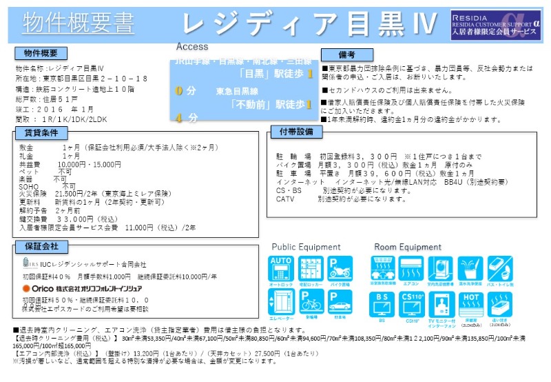 レジディア目黒Ⅳ 2