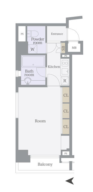 Studio Condo Near Station in Maruyamacho 0