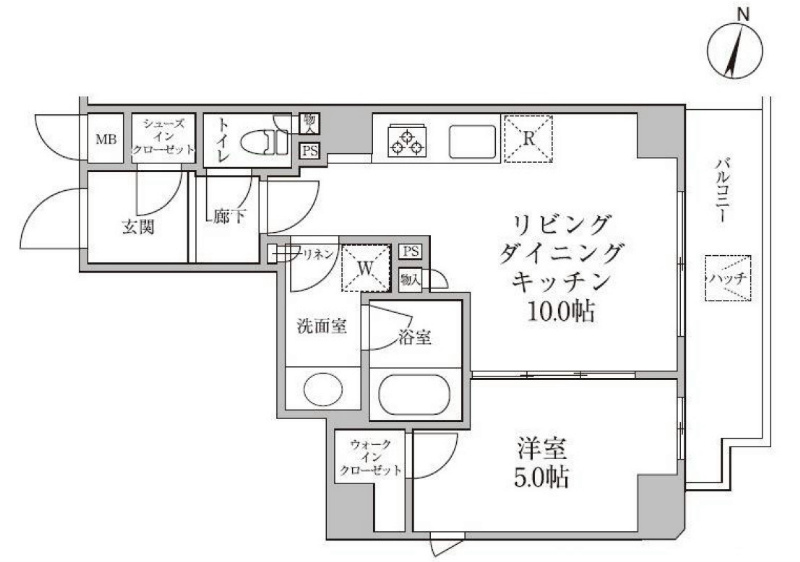 レジディア神楽坂Ⅱ 1