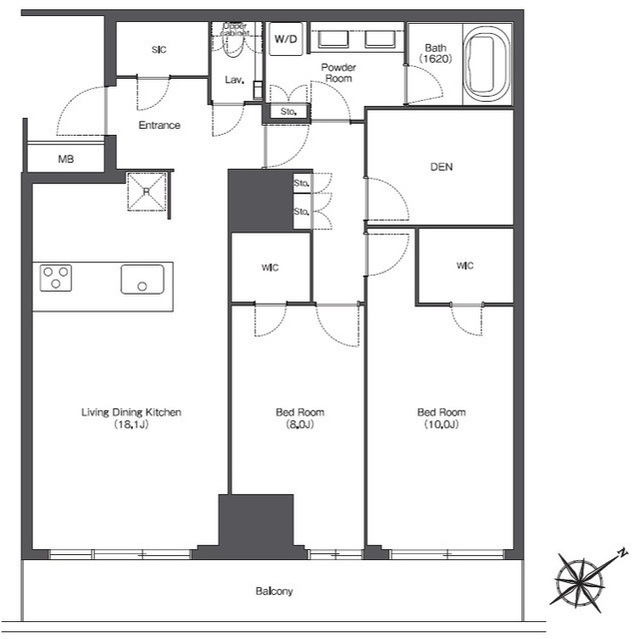 Modern 2-Bedroom Condo Near Station in Kaigan(3-chome) 9