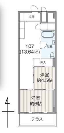 Vintage 2-Bedroom Condo in Sendagaya 1