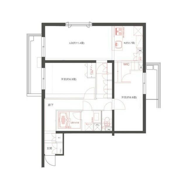 2-Bedroom Condo Near Station in Sendagaya 0
