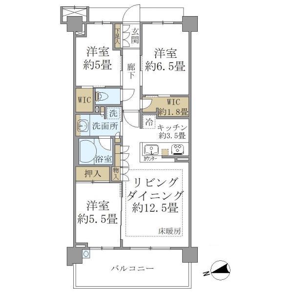 Ｂｒｉｌｌｉａ　Ｃｉｔｙ　横浜磯子　Ａ棟 1