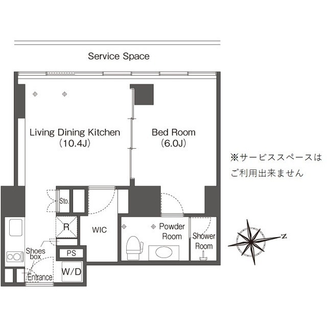 1-Bedroom Condo in Konan shinagawaintashiteic-to(chika 9