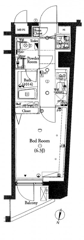 Studio Condo in Ebara 1