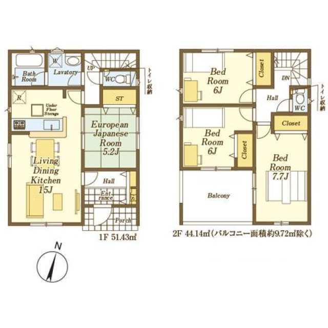 4-Bedroom House in Noda 1