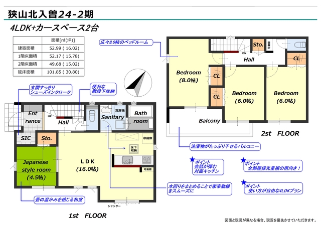 Brand New 4-Bedroom House in Kashiwabarashinden 1