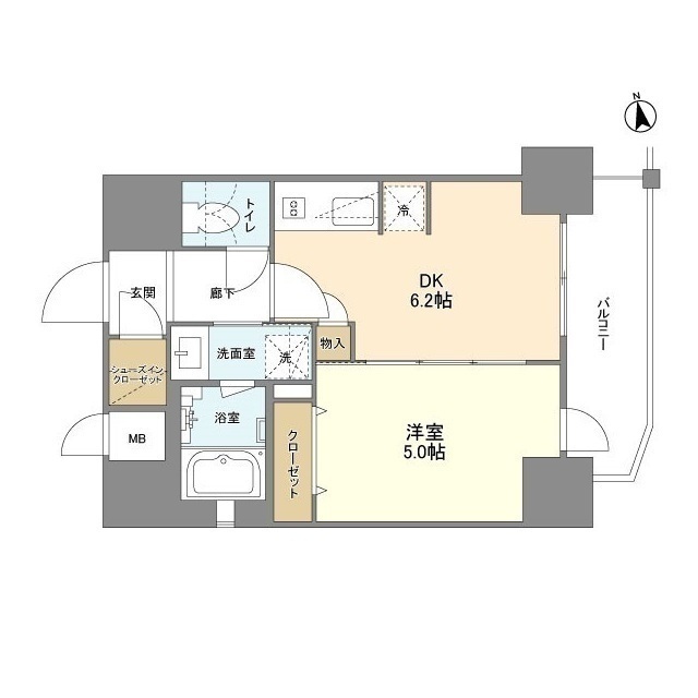 Modern 1-Bedroom Condo Near Station in Kitahorie 9