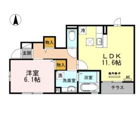 1-Bedroom Condo Near Station in Sentai 9