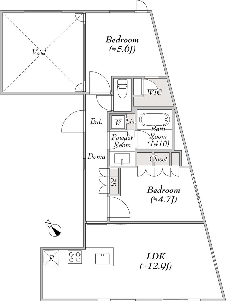 2-Bedroom Condo Near Station in Motoyoyogicho 0