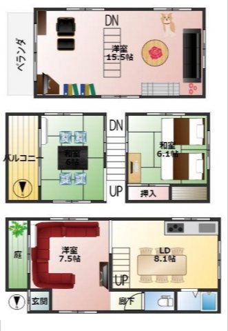 Charming 4-Bedroom House Near Station in Nishitachibanacho 1