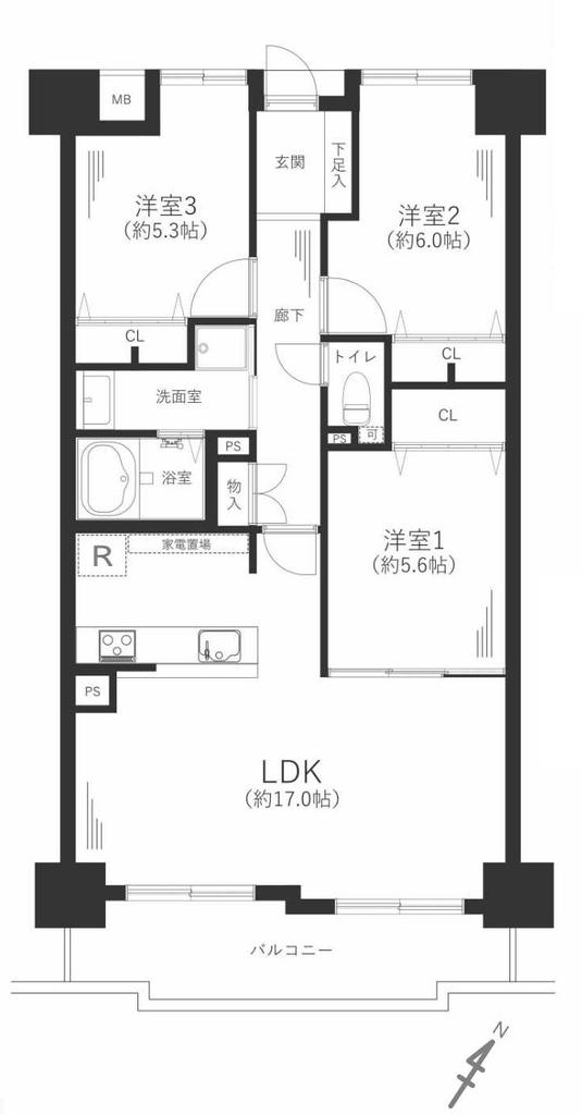 Vintage 3-Bedroom Condo in Higashiyama 0