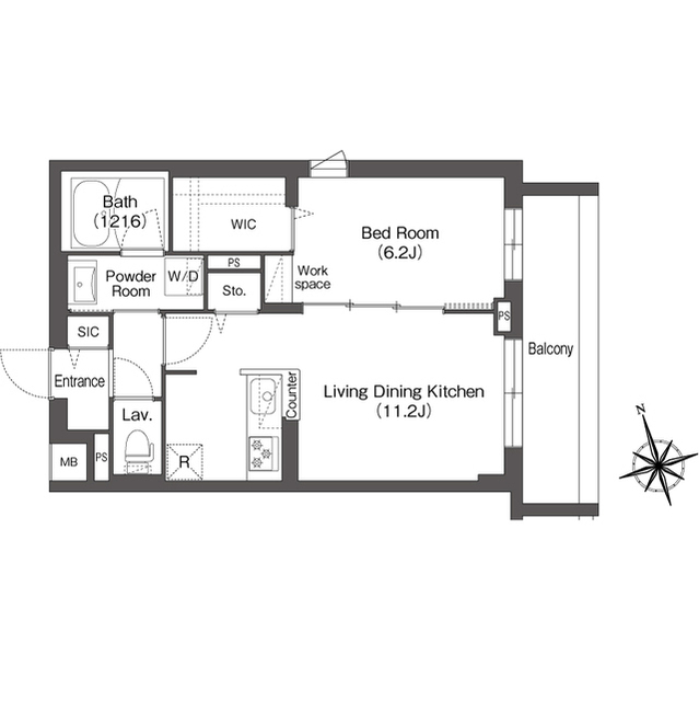 Modern 1-Bedroom Condo Near Station in Minamidai 9