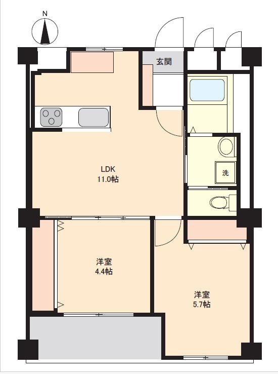 Classic 2-Bedroom Condo in Noe 1