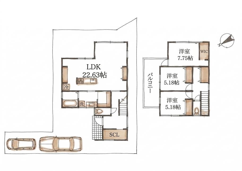 Brand New 3-Bedroom House in Oiwakeminami 0